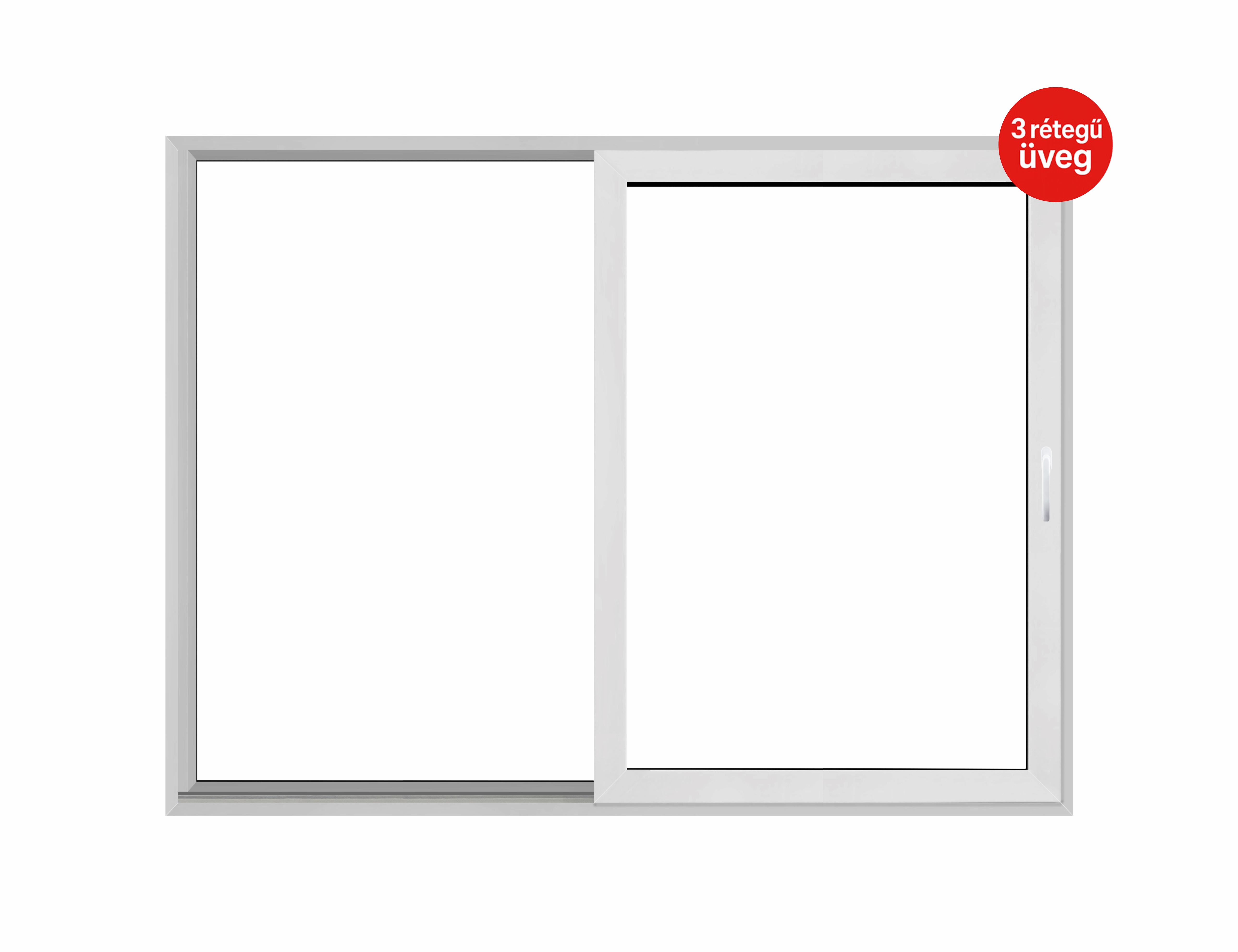 320x240 cm, IQ Slide toló ajtó, jobbos